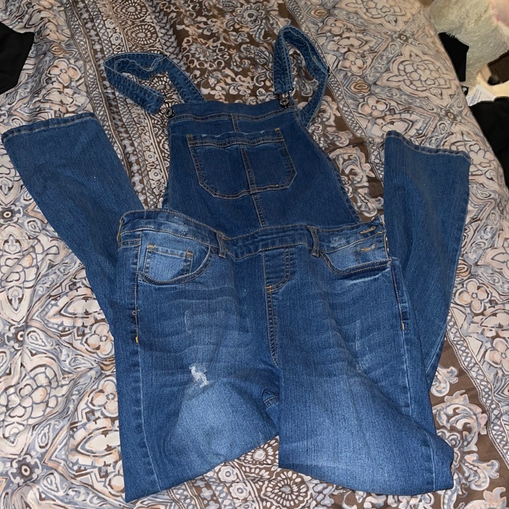 Cheap Women Medium Jean Overalls